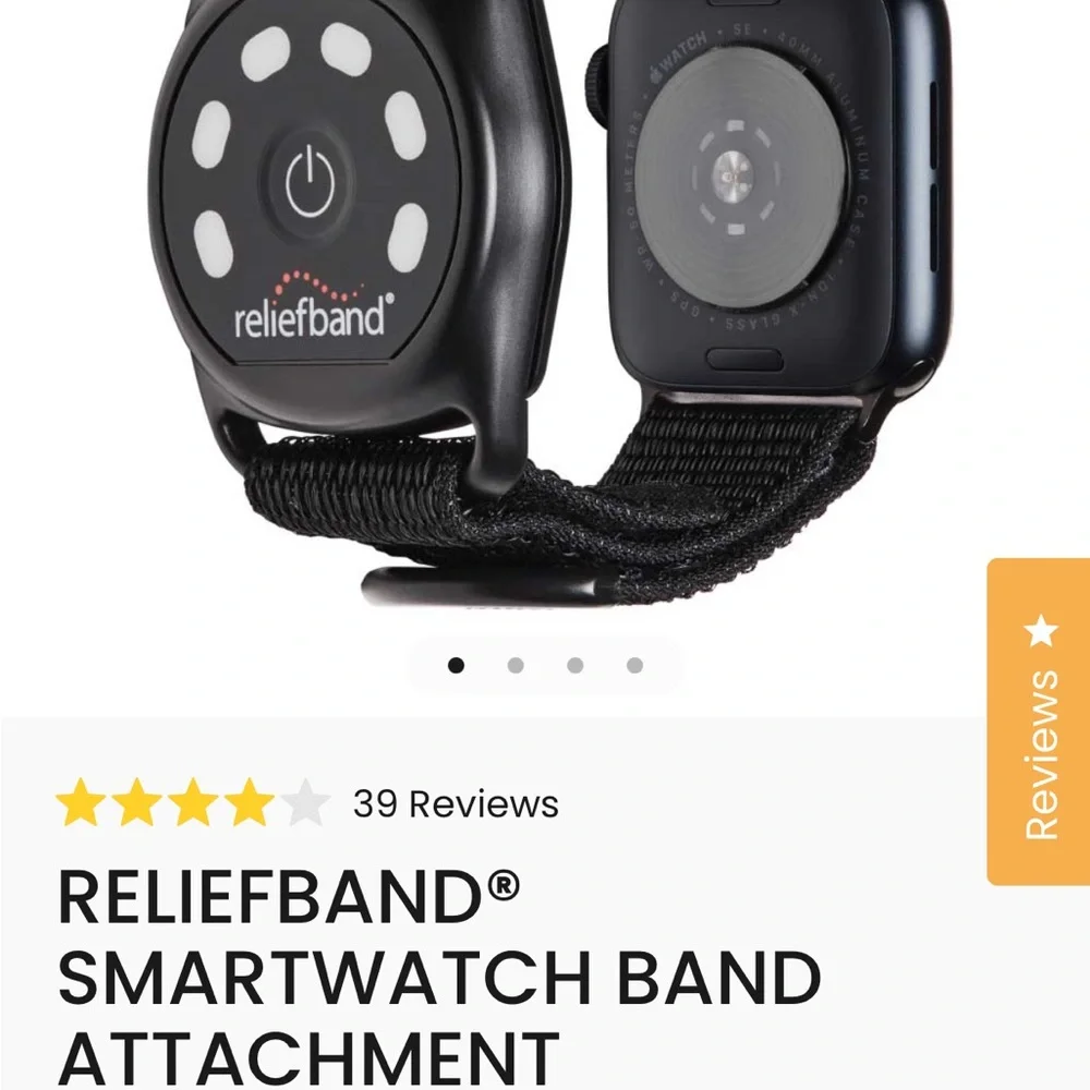 Black Nylon Loop Watch Band for Smartwatches